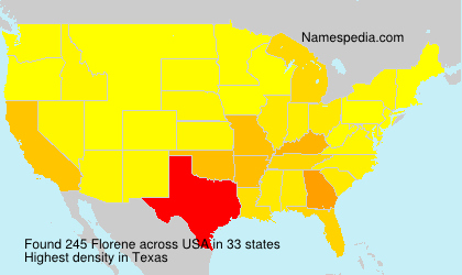 Surname Florene in USA Surname Florene in USA