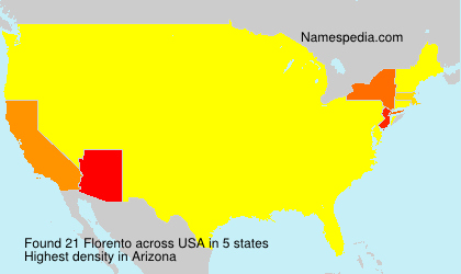 Surname Florento in USA Surname Florento in USA