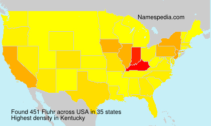Surname Fluhr in USA Surname Fluhr in USA