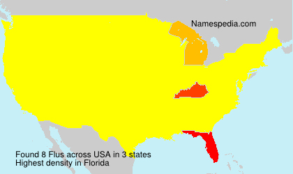 Surname Flus in USA Surname Flus in USA