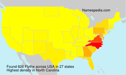 Surname Flythe in USA Surname Flythe in USA