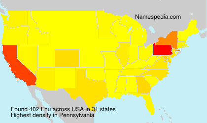 Surname Fnu in USA