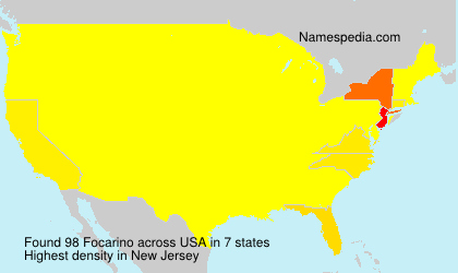 Surname Focarino in USA Surname Focarino in USA