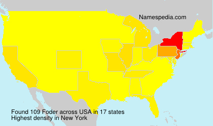 Surname Foder in USA Surname Foder in USA