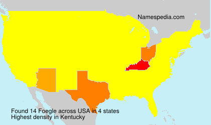 Surname Foegle in USA Surname Foegle in USA