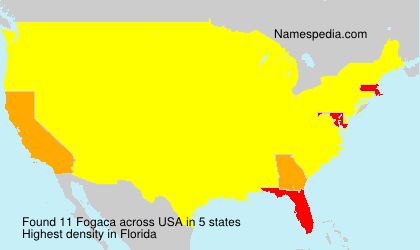 Surname Fogaca in USA Surname Fogaca in USA