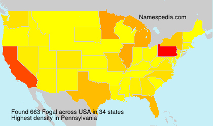 Surname Fogal in USA Surname Fogal in USA