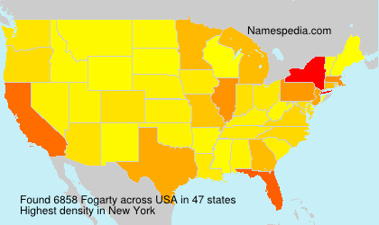 Surname Fogarty in USA Surname Fogarty in USA