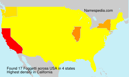 Surname Foggetti in USA Surname Foggetti in USA