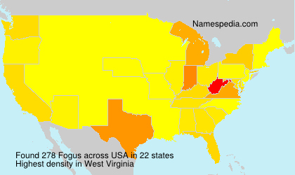 Surname Fogus in USA Surname Fogus in USA