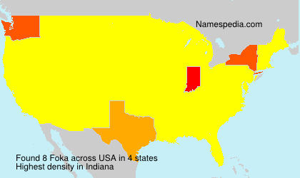 Surname Foka in USA Surname Foka in USA