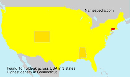 Surname Foldeak in USA Surname Foldeak in USA