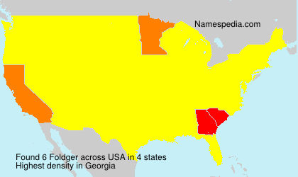 Surname Foldger in USA Surname Foldger in USA