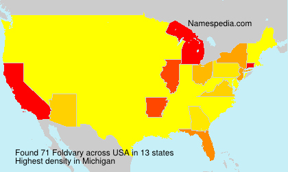 Surname Foldvary in USA Surname Foldvary in USA