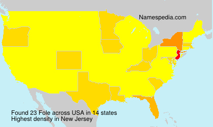 Surname Fole in USA Surname Fole in USA