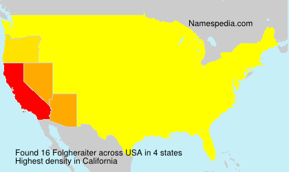 Surname Folgheraiter in USA Surname Folgheraiter in USA