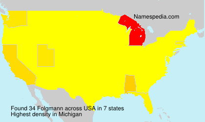 Surname Folgmann in USA Surname Folgmann in USA