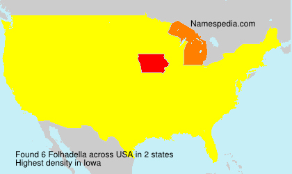 Surname Folhadella in USA Surname Folhadella in USA