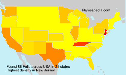 Surname Folis in USA Surname Folis in USA