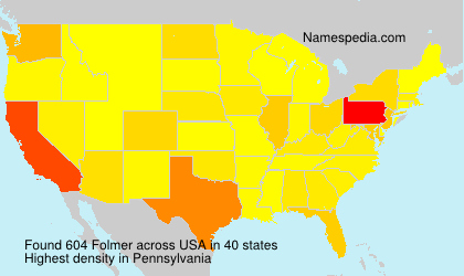 Surname Folmer in USA Surname Folmer in USA