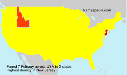 Surname Folnagy in USA Surname Folnagy in USA