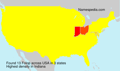 Surname Folop in USA Surname Folop in USA