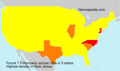 Surname Foltynowicz in USA Surname Foltynowicz in USA