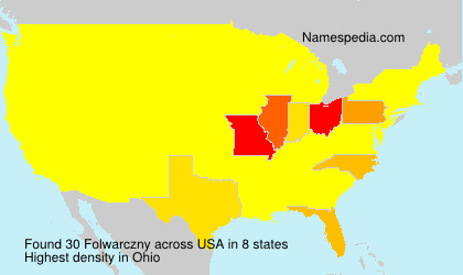 Surname Folwarczny in USA Surname Folwarczny in USA