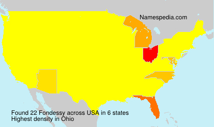 Surname Fondessy in USA Surname Fondessy in USA