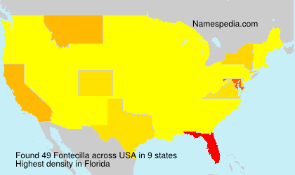 Surname Fontecilla in USA Surname Fontecilla in USA