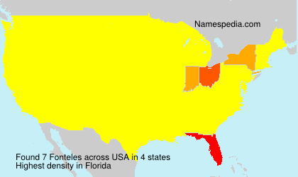 Surname Fonteles in USA Surname Fonteles in USA
