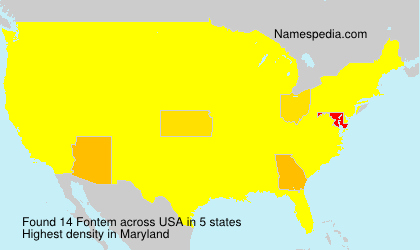 Surname Fontem in USA Surname Fontem in USA