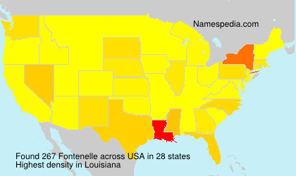 Surname Fontenelle in USA Surname Fontenelle in USA