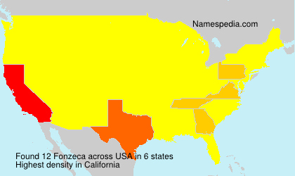 Surname Fonzeca in USA Surname Fonzeca in USA