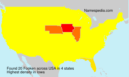 Surname Fooken in USA Surname Fooken in USA