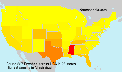 Surname Fooshee in USA Surname Fooshee in USA