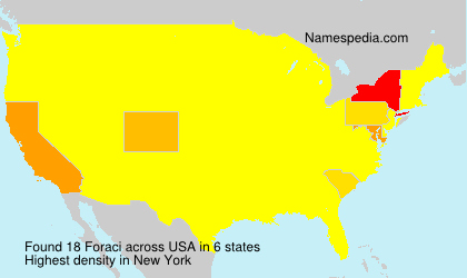 Surname Foraci in USA Surname Foraci in USA