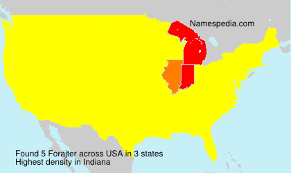 Surname Forajter in USA Surname Forajter in USA