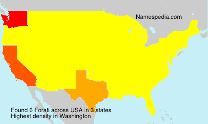 Surname Forati in USA Surname Forati in USA
