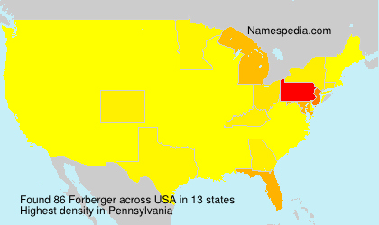 Surname Forberger in USA Surname Forberger in USA