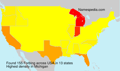 Surname Forbing in USA Surname Forbing in USA