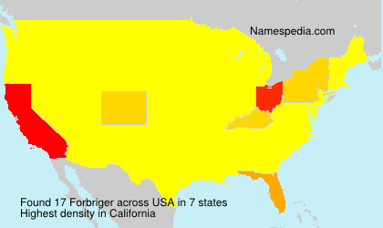 Surname Forbriger in USA Surname Forbriger in USA