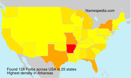 Surname Forbs in USA Surname Forbs in USA