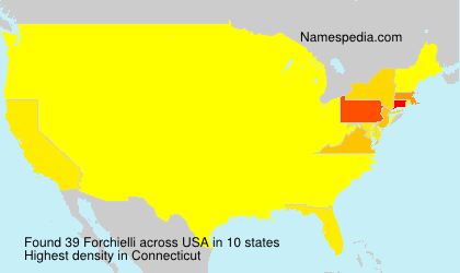 Surname Forchielli in USA Surname Forchielli in USA
