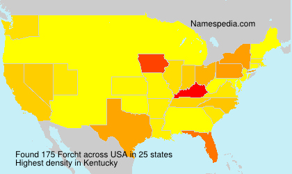 Surname Forcht in USA Surname Forcht in USA