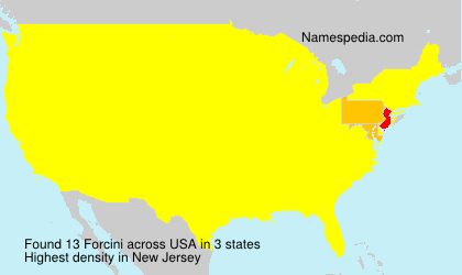 Surname Forcini in USA Surname Forcini in USA