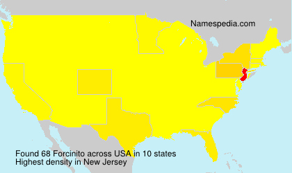 Surname Forcinito in USA Surname Forcinito in USA
