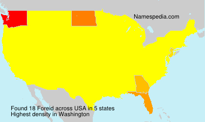 Surname Foreid in USA Surname Foreid in USA