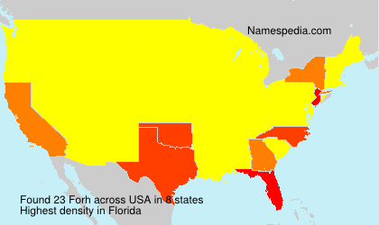 Surname Forh in USA Surname Forh in USA