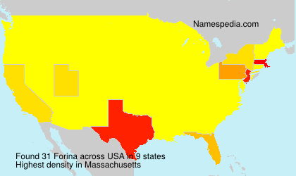 Surname Forina in USA Surname Forina in USA